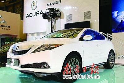 Acura四门运动轿跑车ZDX将于年内上市销售--中国国情网