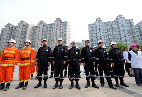 南京:应急演练进社区--中国国情