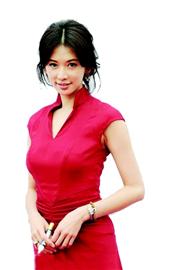图文:林志玲穿红裙亮相活动 展现傲人好身材--中国国情手册