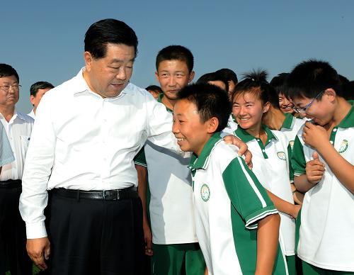 贾庆林在内蒙古鄂尔多斯调研--中国国情