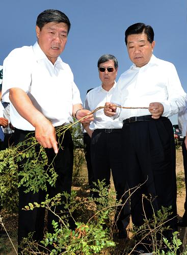 贾庆林在内蒙古鄂尔多斯调研--中国国情